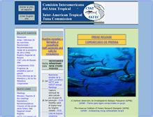 Tablet Screenshot of iattc.org